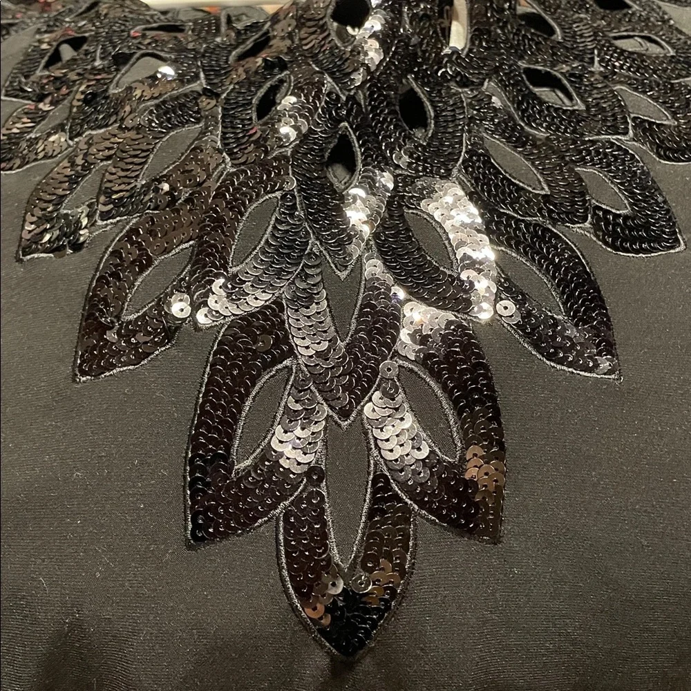 Joseph Ribkoff Dress Sequin Appliqué Style 161995 - Picture 12 of 15